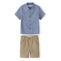 Santorini 1B: Grandad Short And Linen Short (3-12 Months)